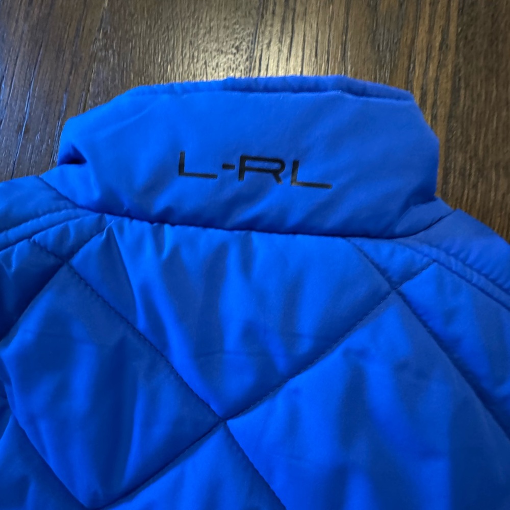 Ralph Lauren blue puffer vest large